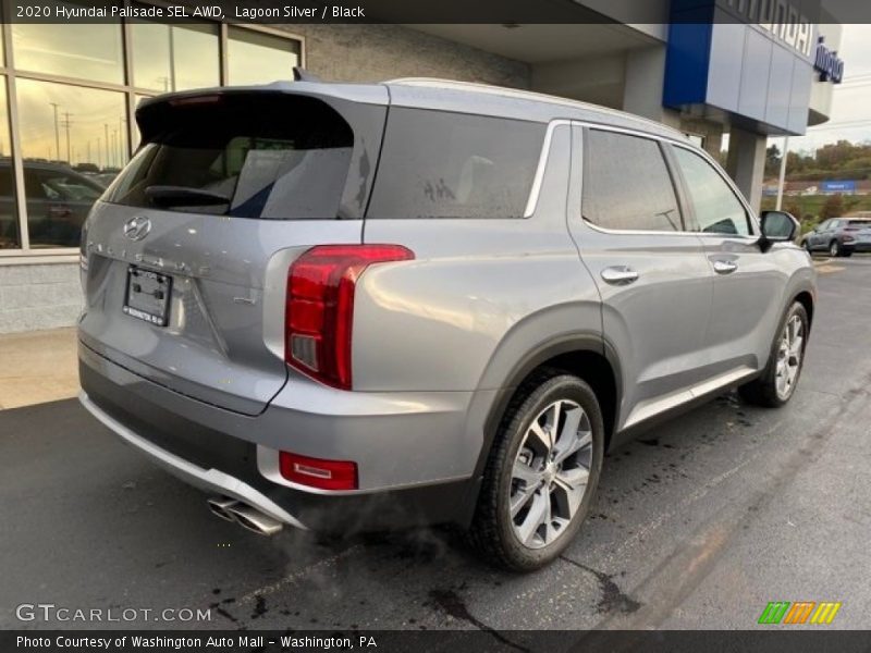 Lagoon Silver / Black 2020 Hyundai Palisade SEL AWD