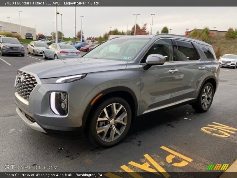 Lagoon Silver / Black 2020 Hyundai Palisade SEL AWD