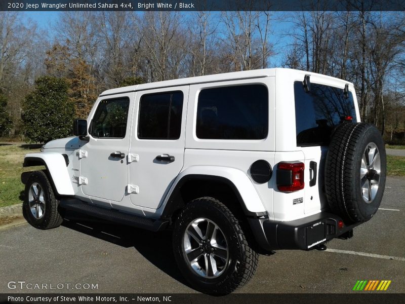 Bright White / Black 2020 Jeep Wrangler Unlimited Sahara 4x4