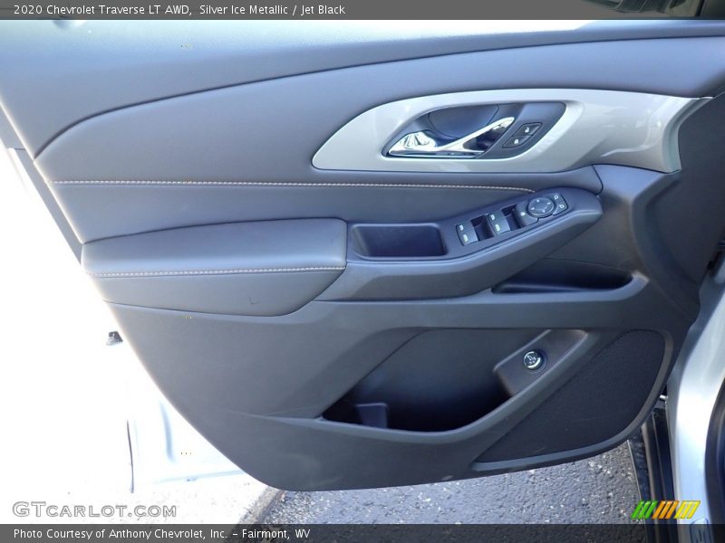 Silver Ice Metallic / Jet Black 2020 Chevrolet Traverse LT AWD