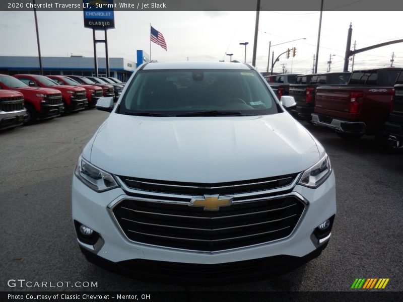 Summit White / Jet Black 2020 Chevrolet Traverse LT