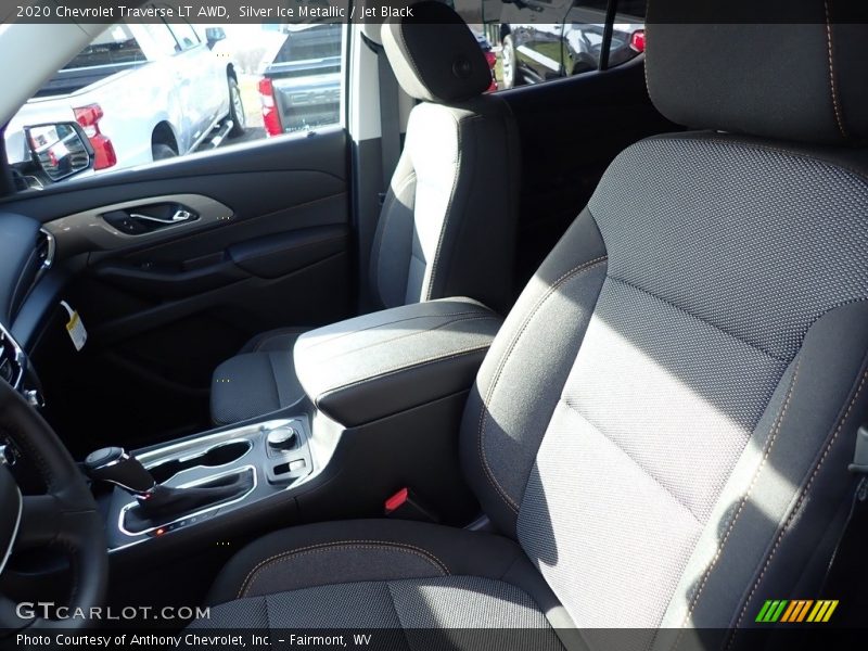 Silver Ice Metallic / Jet Black 2020 Chevrolet Traverse LT AWD