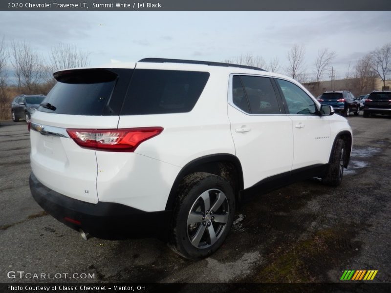 Summit White / Jet Black 2020 Chevrolet Traverse LT