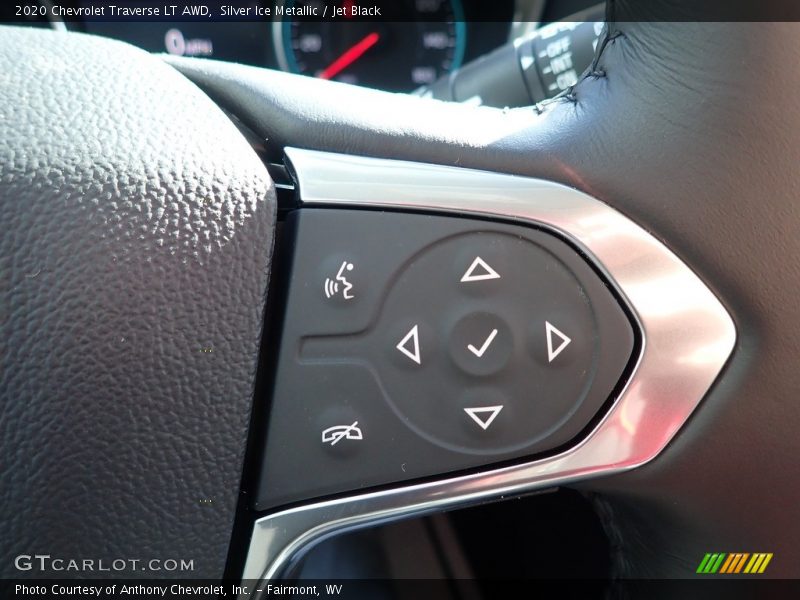 Silver Ice Metallic / Jet Black 2020 Chevrolet Traverse LT AWD