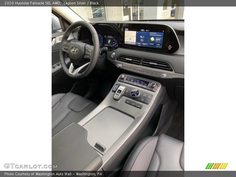 Lagoon Silver / Black 2020 Hyundai Palisade SEL AWD