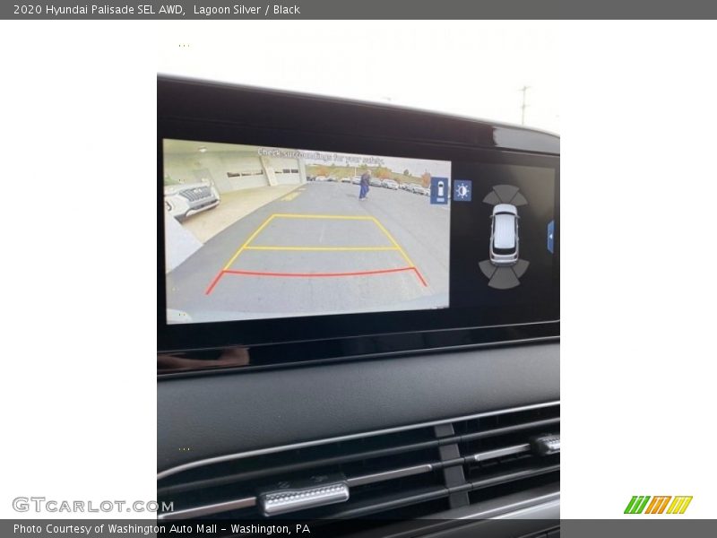 Lagoon Silver / Black 2020 Hyundai Palisade SEL AWD