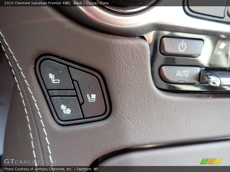 Controls of 2020 Suburban Premier 4WD