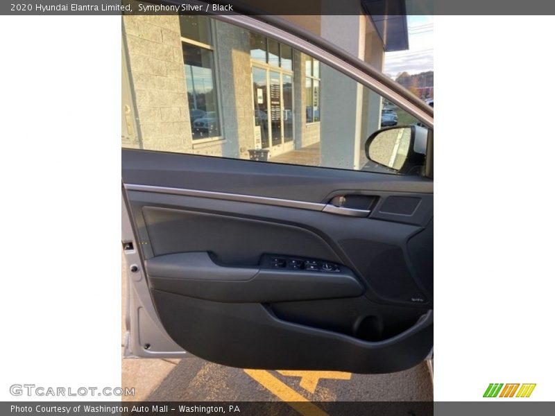 Symphony Silver / Black 2020 Hyundai Elantra Limited