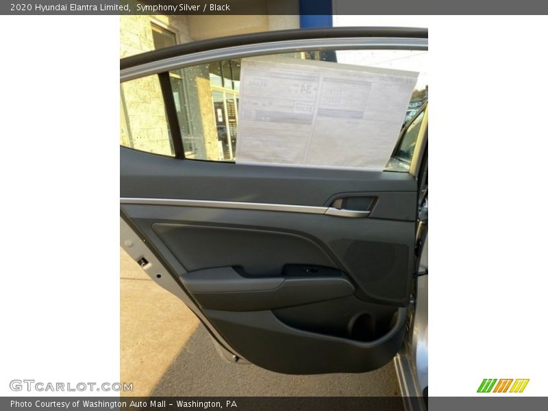 Symphony Silver / Black 2020 Hyundai Elantra Limited