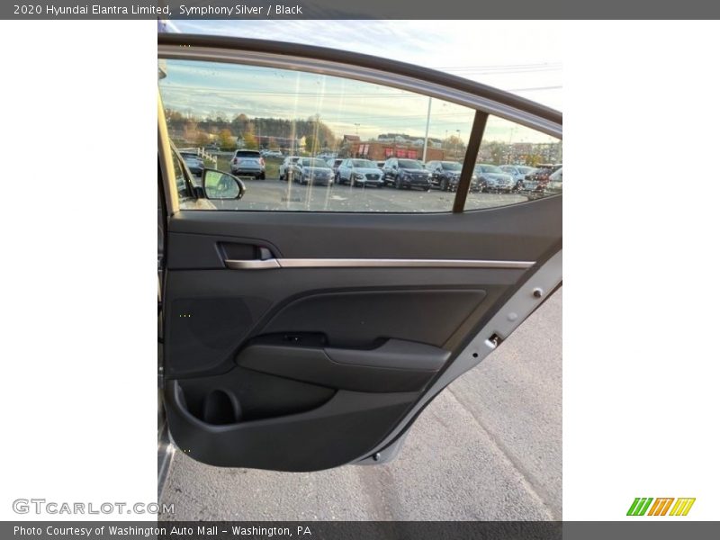 Symphony Silver / Black 2020 Hyundai Elantra Limited