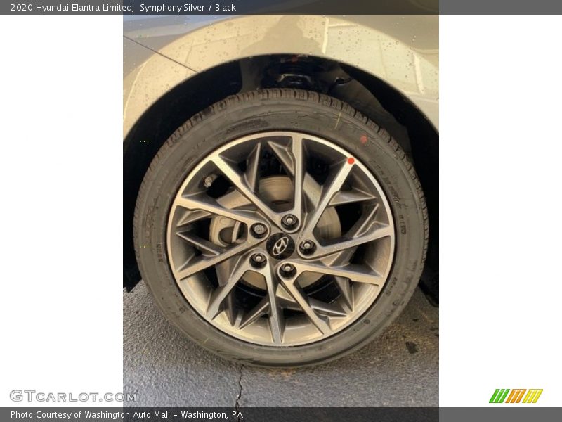 Symphony Silver / Black 2020 Hyundai Elantra Limited