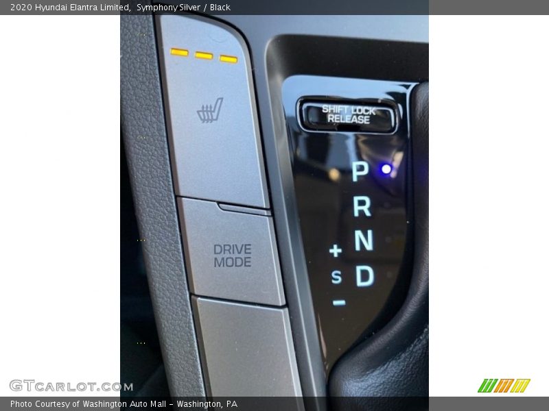 Symphony Silver / Black 2020 Hyundai Elantra Limited