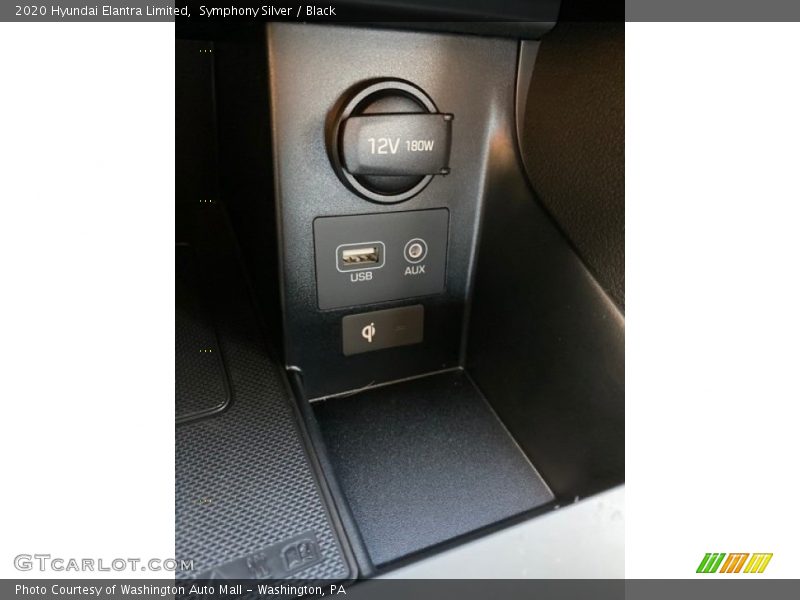 Symphony Silver / Black 2020 Hyundai Elantra Limited