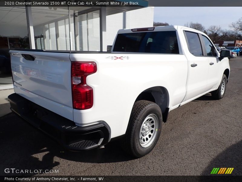 Summit White / Jet Black 2020 Chevrolet Silverado 1500 WT Crew Cab 4x4