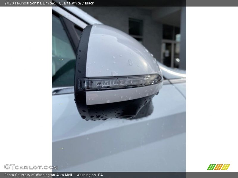 Quartz White / Black 2020 Hyundai Sonata Limited