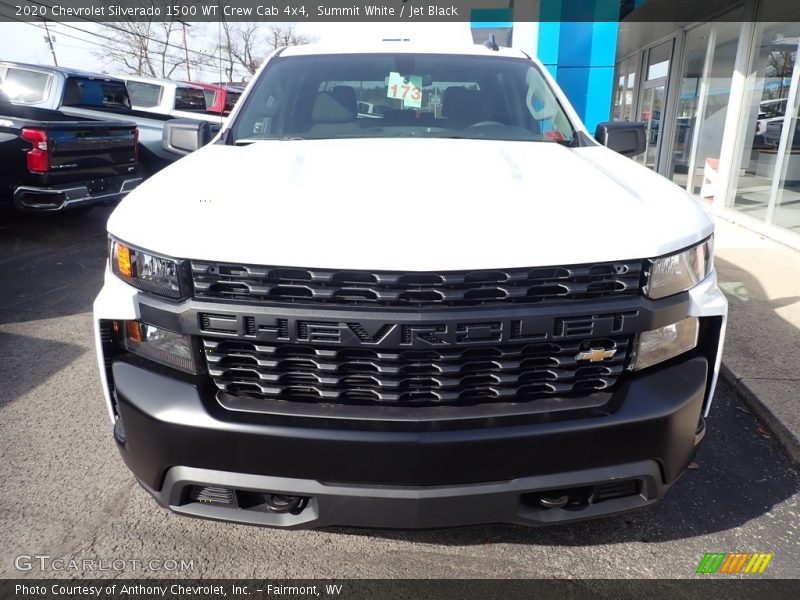 Summit White / Jet Black 2020 Chevrolet Silverado 1500 WT Crew Cab 4x4