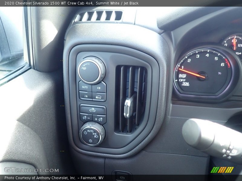 Summit White / Jet Black 2020 Chevrolet Silverado 1500 WT Crew Cab 4x4