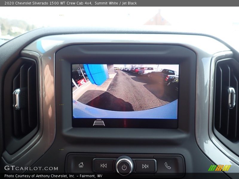 Summit White / Jet Black 2020 Chevrolet Silverado 1500 WT Crew Cab 4x4