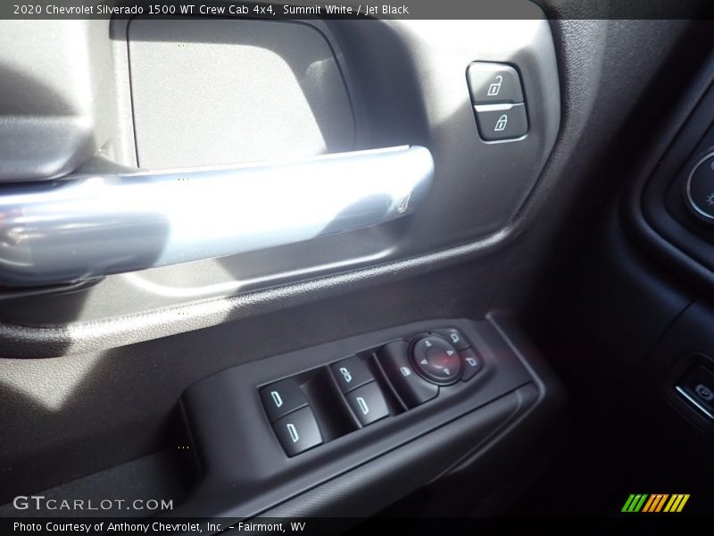 Summit White / Jet Black 2020 Chevrolet Silverado 1500 WT Crew Cab 4x4
