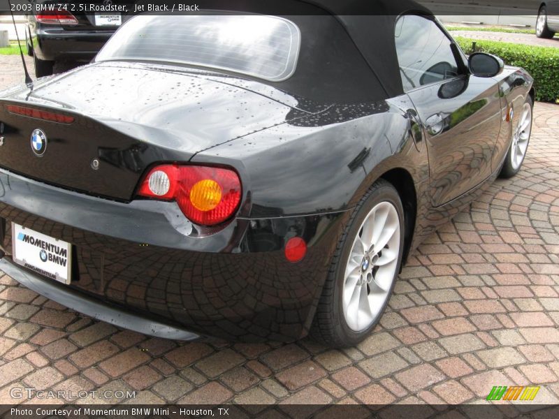 Jet Black / Black 2003 BMW Z4 2.5i Roadster