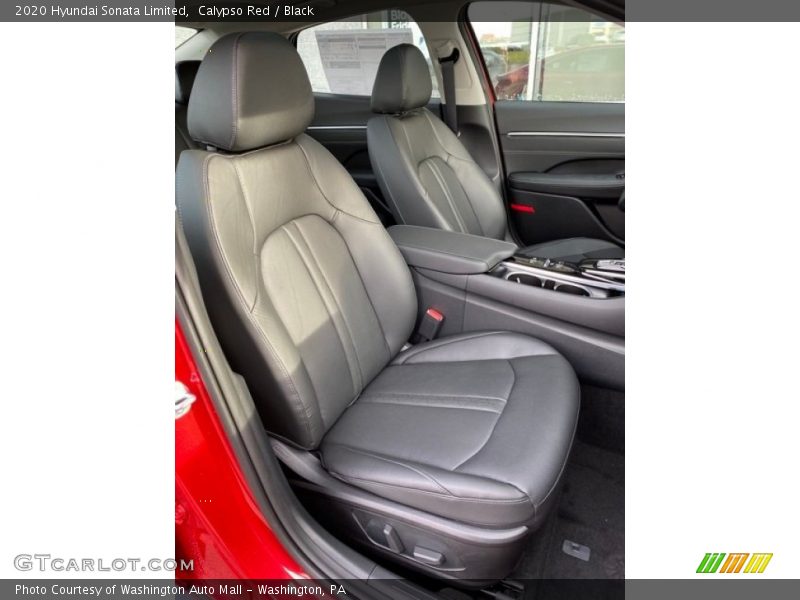 Calypso Red / Black 2020 Hyundai Sonata Limited