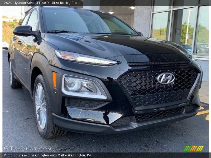 Ultra Black / Black 2020 Hyundai Kona SEL AWD