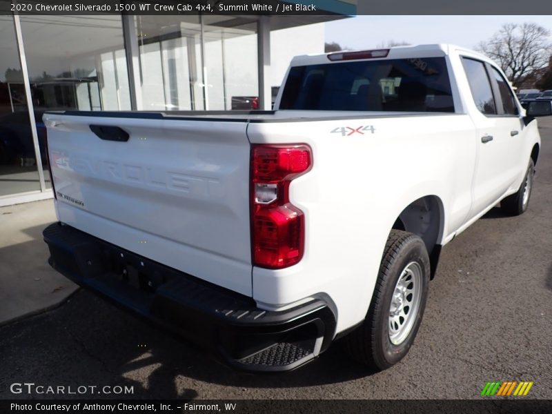 Summit White / Jet Black 2020 Chevrolet Silverado 1500 WT Crew Cab 4x4