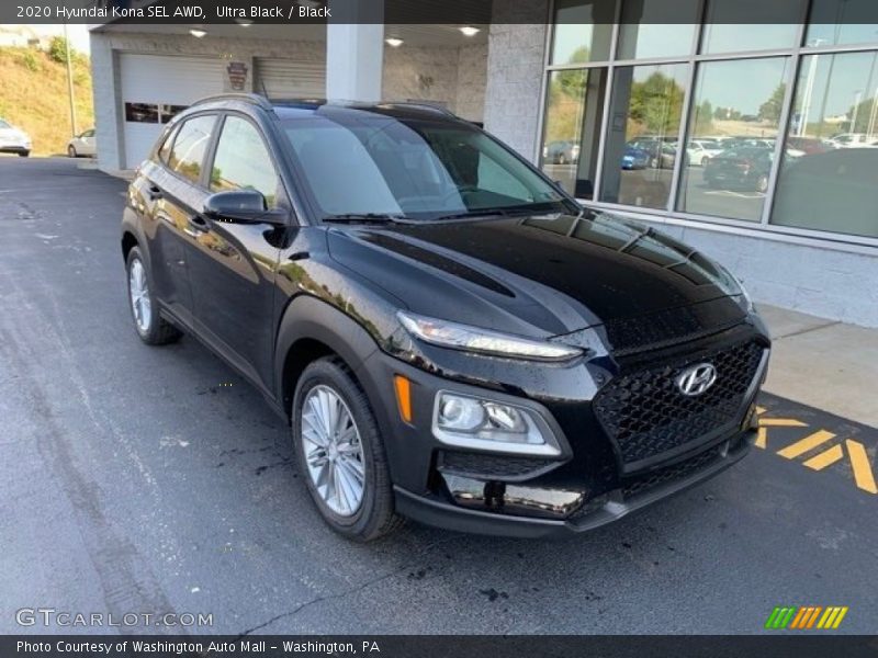 Ultra Black / Black 2020 Hyundai Kona SEL AWD
