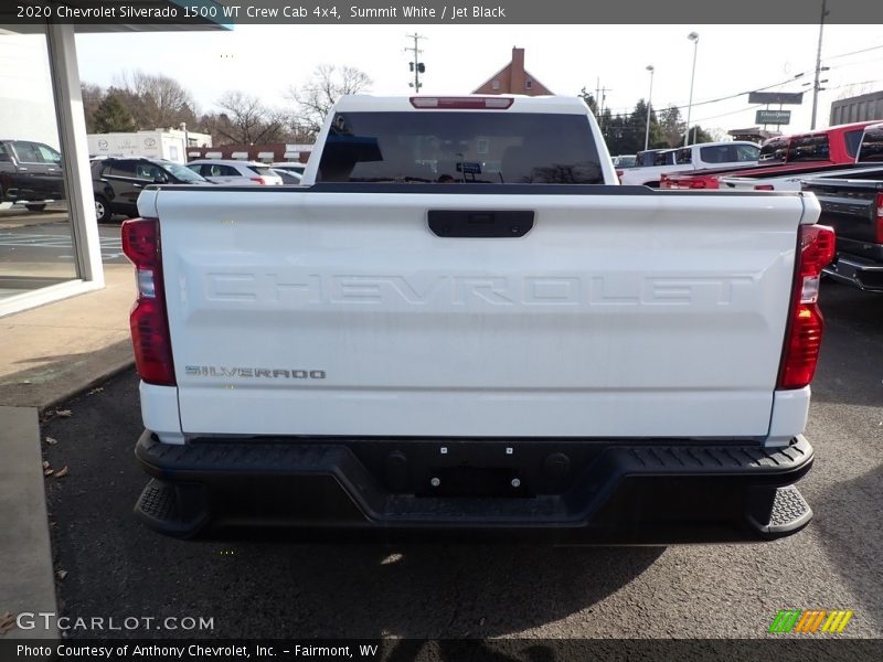 Summit White / Jet Black 2020 Chevrolet Silverado 1500 WT Crew Cab 4x4