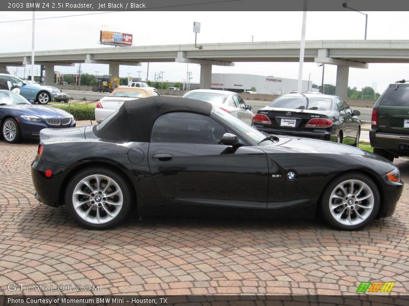 Jet Black / Black 2003 BMW Z4 2.5i Roadster