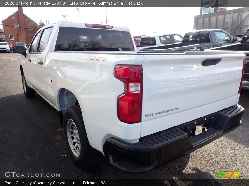 Summit White / Jet Black 2020 Chevrolet Silverado 1500 WT Crew Cab 4x4