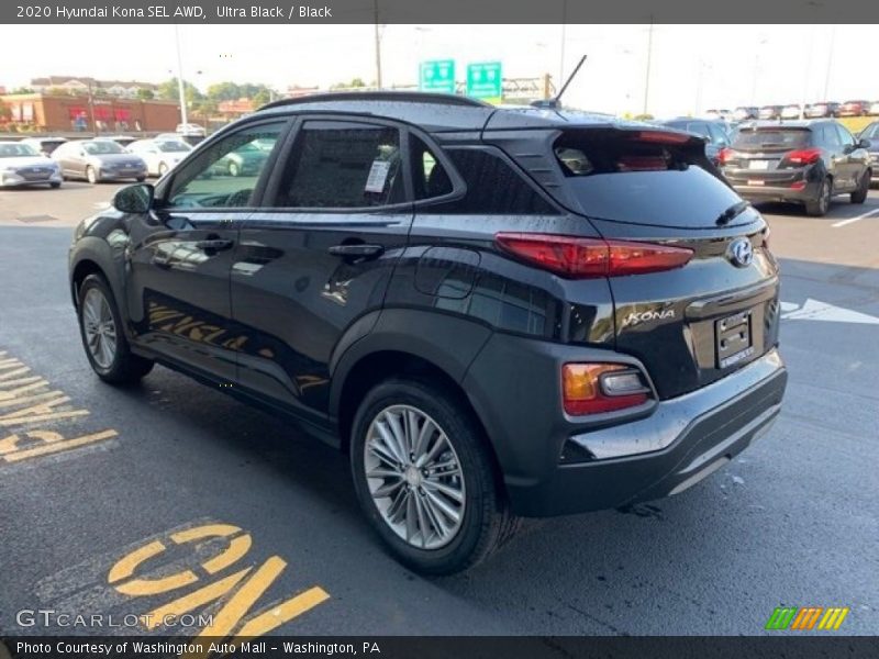 Ultra Black / Black 2020 Hyundai Kona SEL AWD