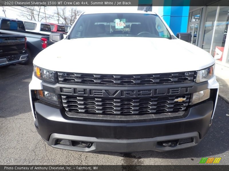 Summit White / Jet Black 2020 Chevrolet Silverado 1500 WT Crew Cab 4x4