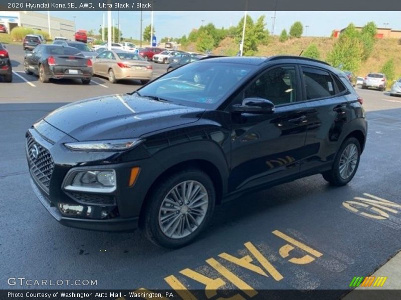 Ultra Black / Black 2020 Hyundai Kona SEL AWD