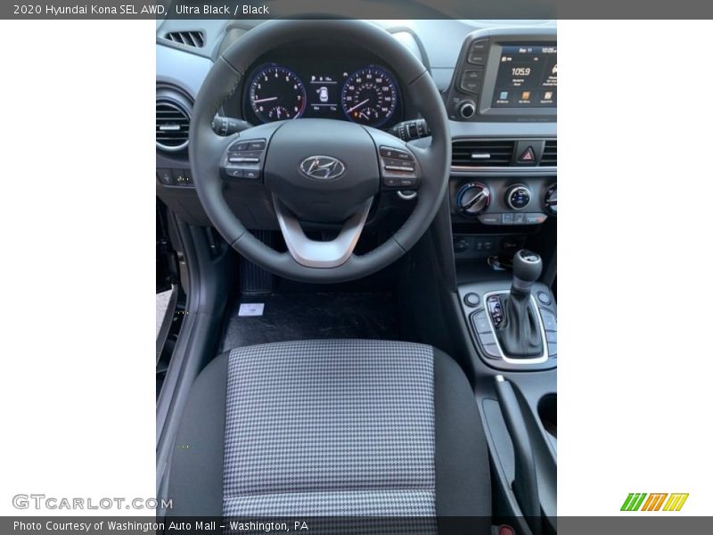 Ultra Black / Black 2020 Hyundai Kona SEL AWD