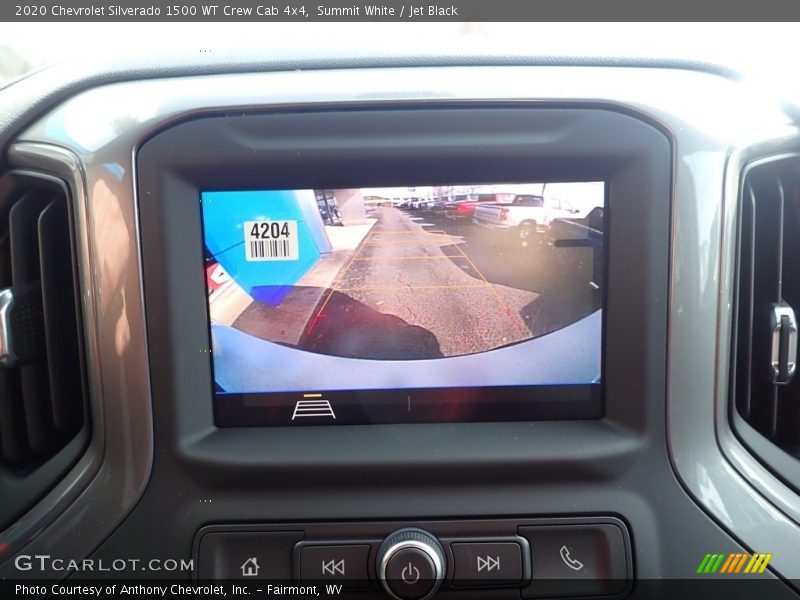 Summit White / Jet Black 2020 Chevrolet Silverado 1500 WT Crew Cab 4x4