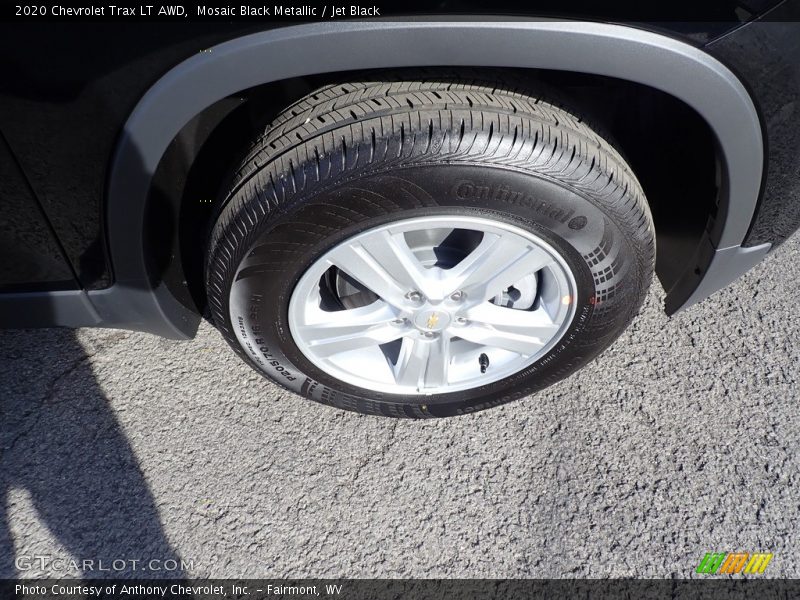 Mosaic Black Metallic / Jet Black 2020 Chevrolet Trax LT AWD