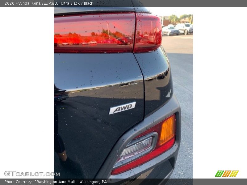 Ultra Black / Black 2020 Hyundai Kona SEL AWD