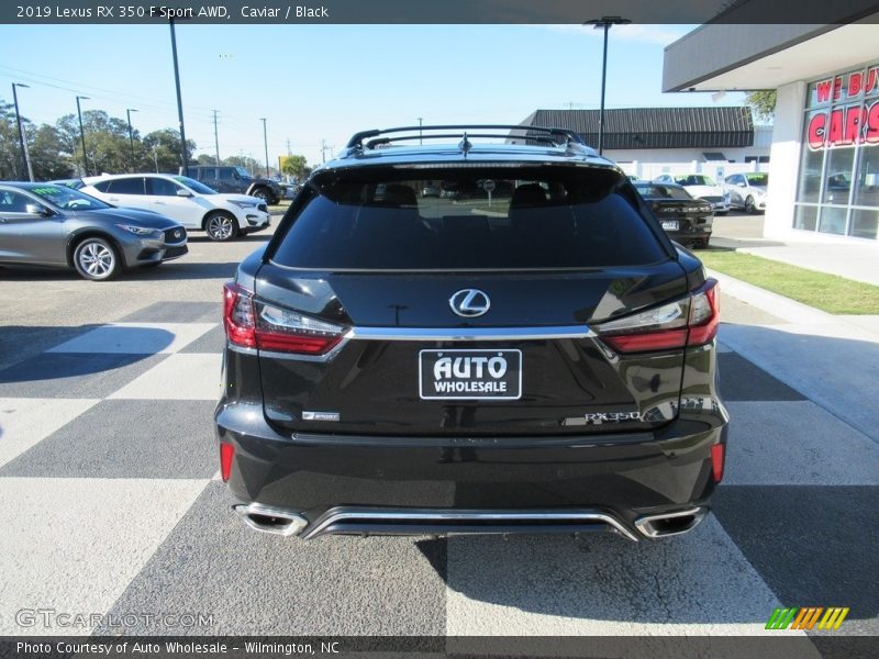 Caviar / Black 2019 Lexus RX 350 F Sport AWD