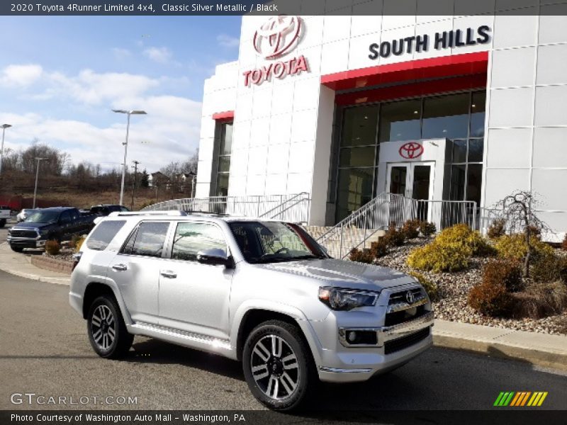 Classic Silver Metallic / Black 2020 Toyota 4Runner Limited 4x4