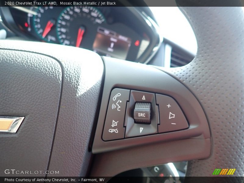 Mosaic Black Metallic / Jet Black 2020 Chevrolet Trax LT AWD