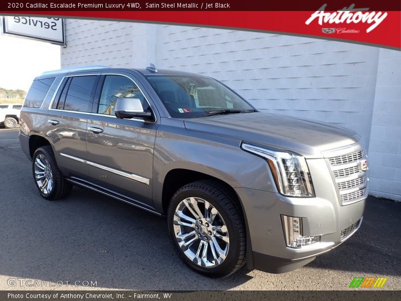 Satin Steel Metallic / Jet Black 2020 Cadillac Escalade Premium Luxury 4WD