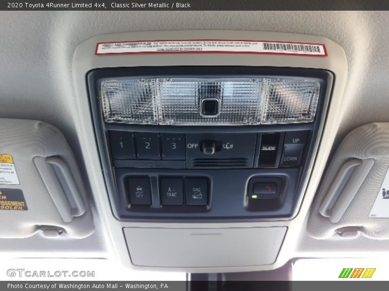 Classic Silver Metallic / Black 2020 Toyota 4Runner Limited 4x4