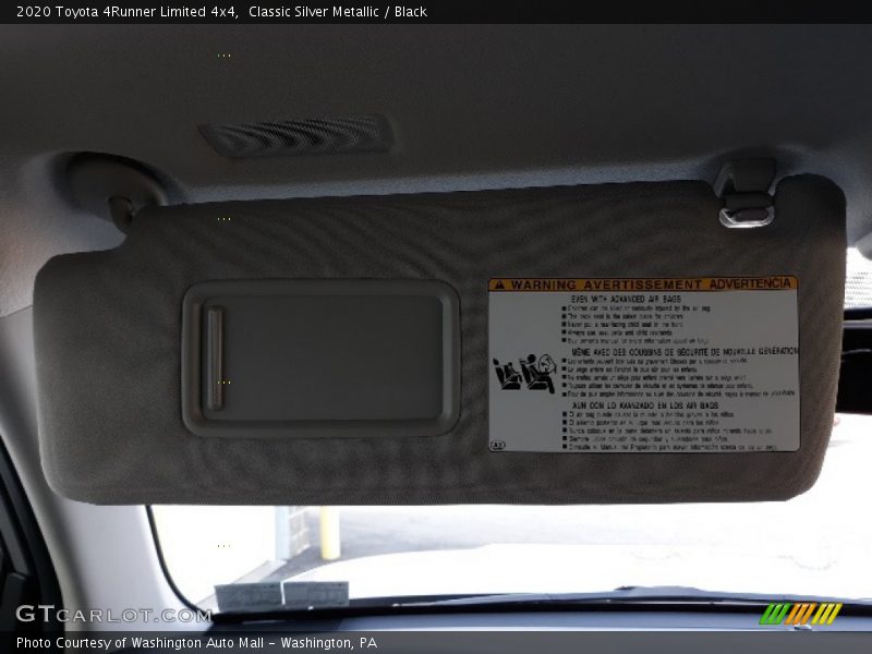 Classic Silver Metallic / Black 2020 Toyota 4Runner Limited 4x4