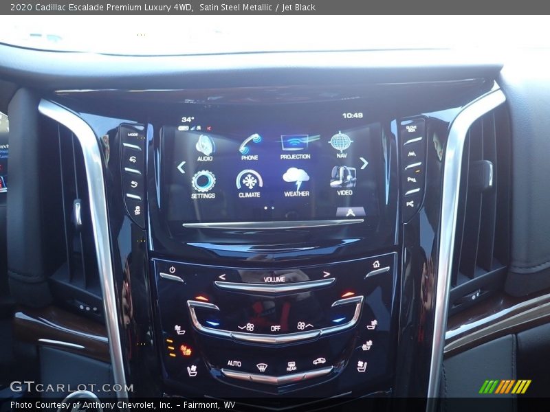 Satin Steel Metallic / Jet Black 2020 Cadillac Escalade Premium Luxury 4WD