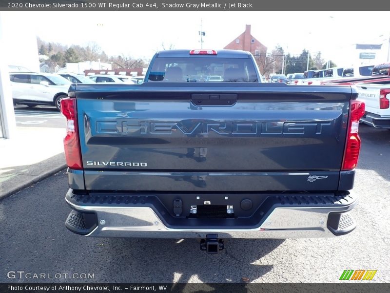 Shadow Gray Metallic / Jet Black 2020 Chevrolet Silverado 1500 WT Regular Cab 4x4