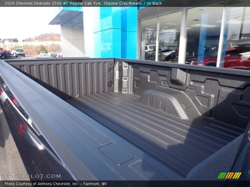 Shadow Gray Metallic / Jet Black 2020 Chevrolet Silverado 1500 WT Regular Cab 4x4
