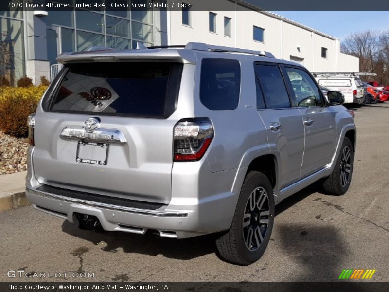 Classic Silver Metallic / Black 2020 Toyota 4Runner Limited 4x4