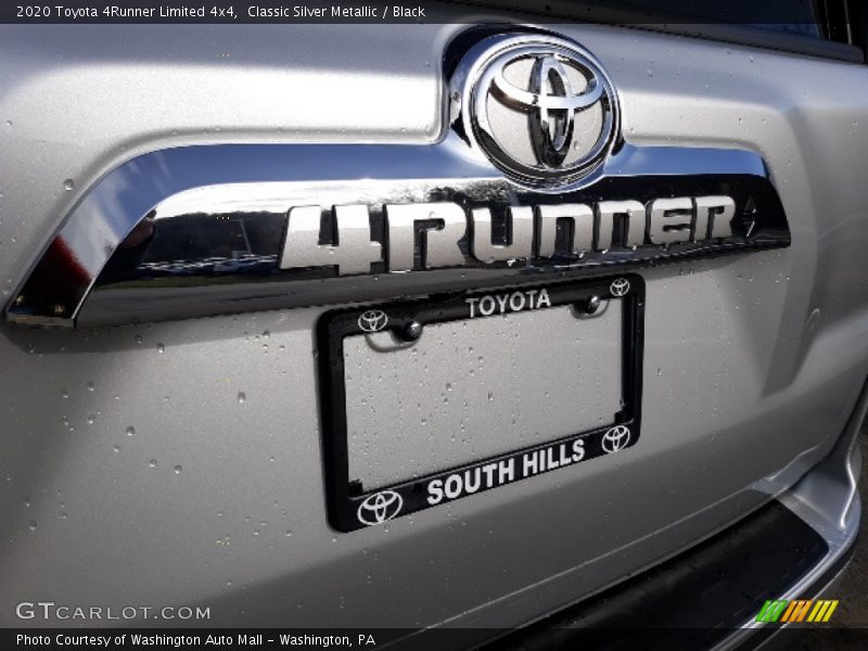 Classic Silver Metallic / Black 2020 Toyota 4Runner Limited 4x4
