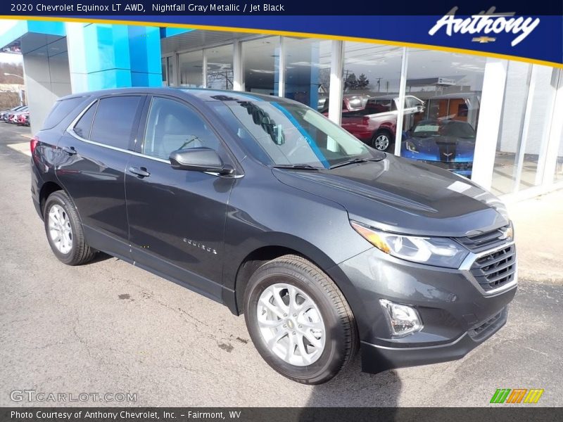 Nightfall Gray Metallic / Jet Black 2020 Chevrolet Equinox LT AWD